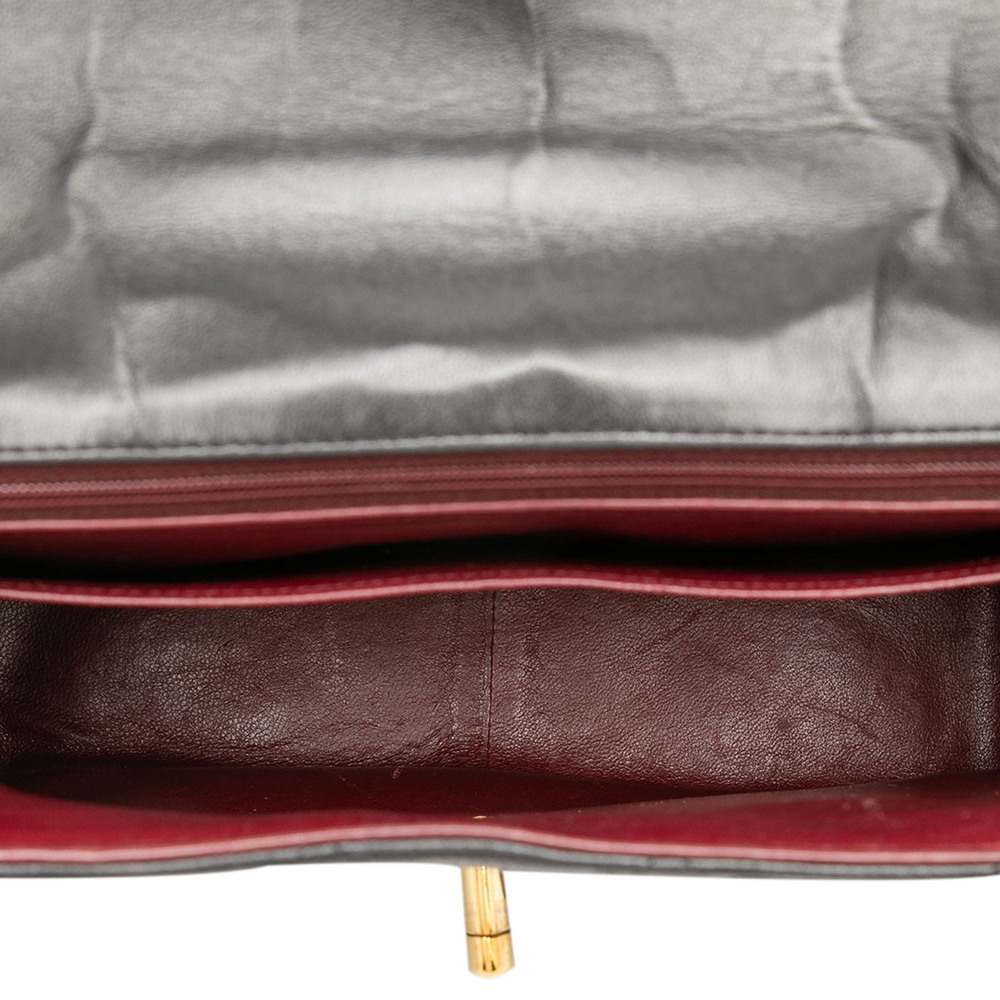 Pre-Loved Chanel XL CC Quilted Lambskin Square Single Flap - Picture 4 of 11